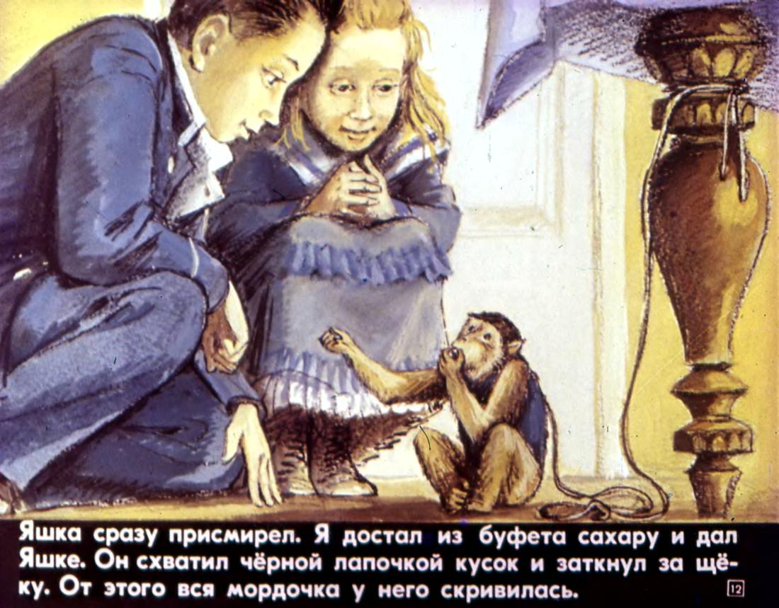 Б.Житков. Про обезьянку