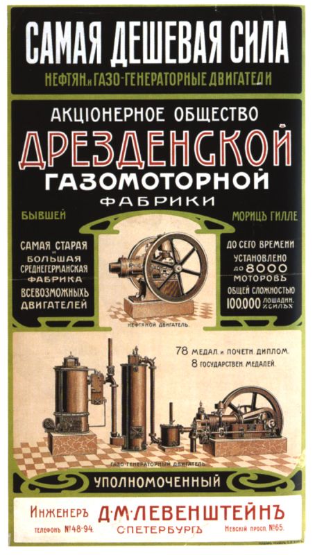 Наружная реклама начала XX века