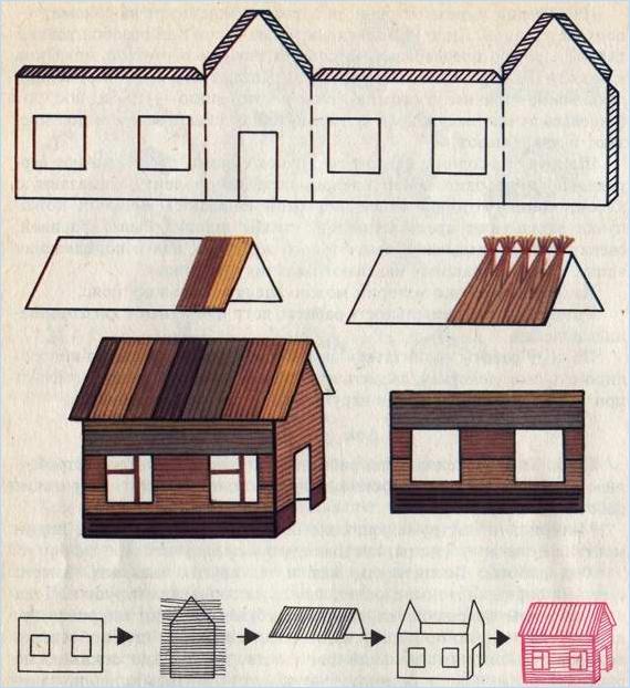 Поставь хат. Макеты домов для детей. Конструирование из бумаги дом. Бумажный домик. Макет домика.