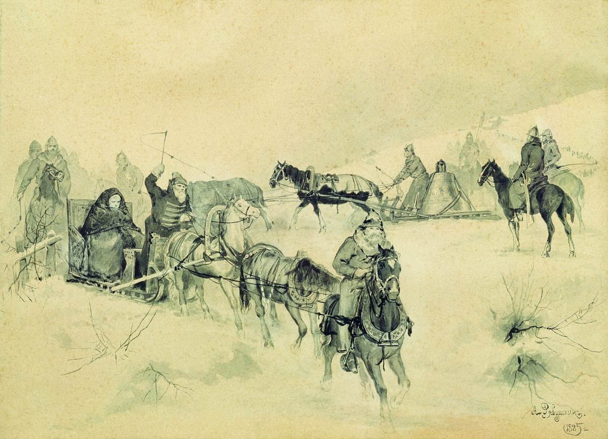 Репродукция картины рябушкина 1896